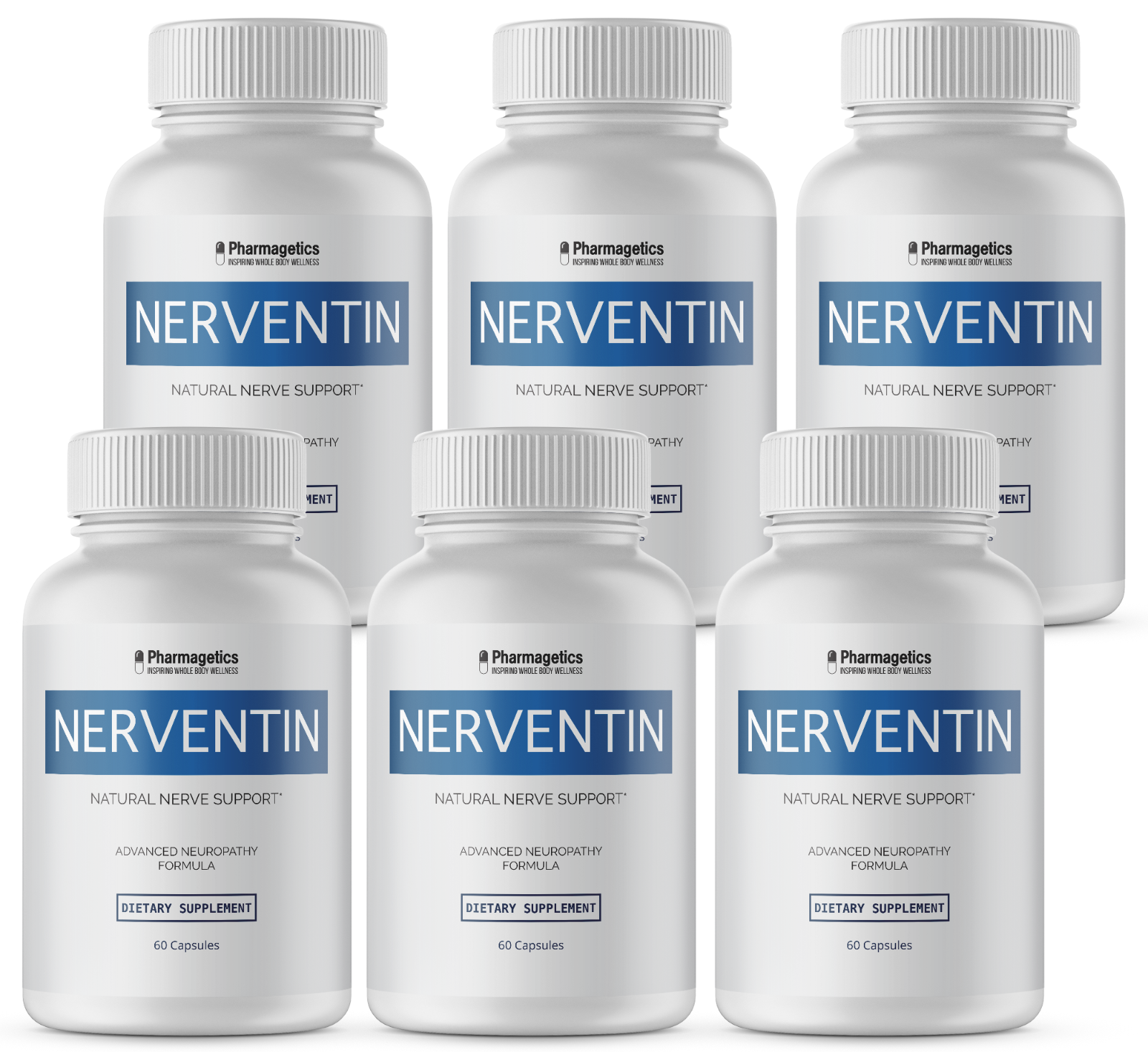Nerventin Natural Nerve Support 6 Bottles 360 Capsules