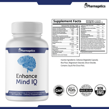 Load image into Gallery viewer, Enhance Mind IQ Advanced Cognitive &amp; Focus Enhancement - 4 Bottles 240 Capsules
