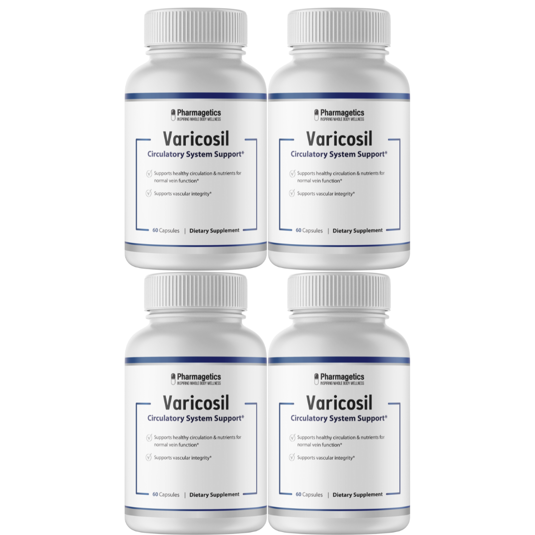 Varicosil - Supports healthy circulation & nutrients for normal vein 4 Bottles