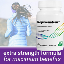 Load image into Gallery viewer, REJUVENATEUR Resveratrol Anti-Aging Antioxidants, Brain Support, Radiant Skin
