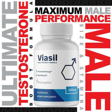 Load image into Gallery viewer, Viasil Male Potency Formula 2 Bottles 120 Capsules
