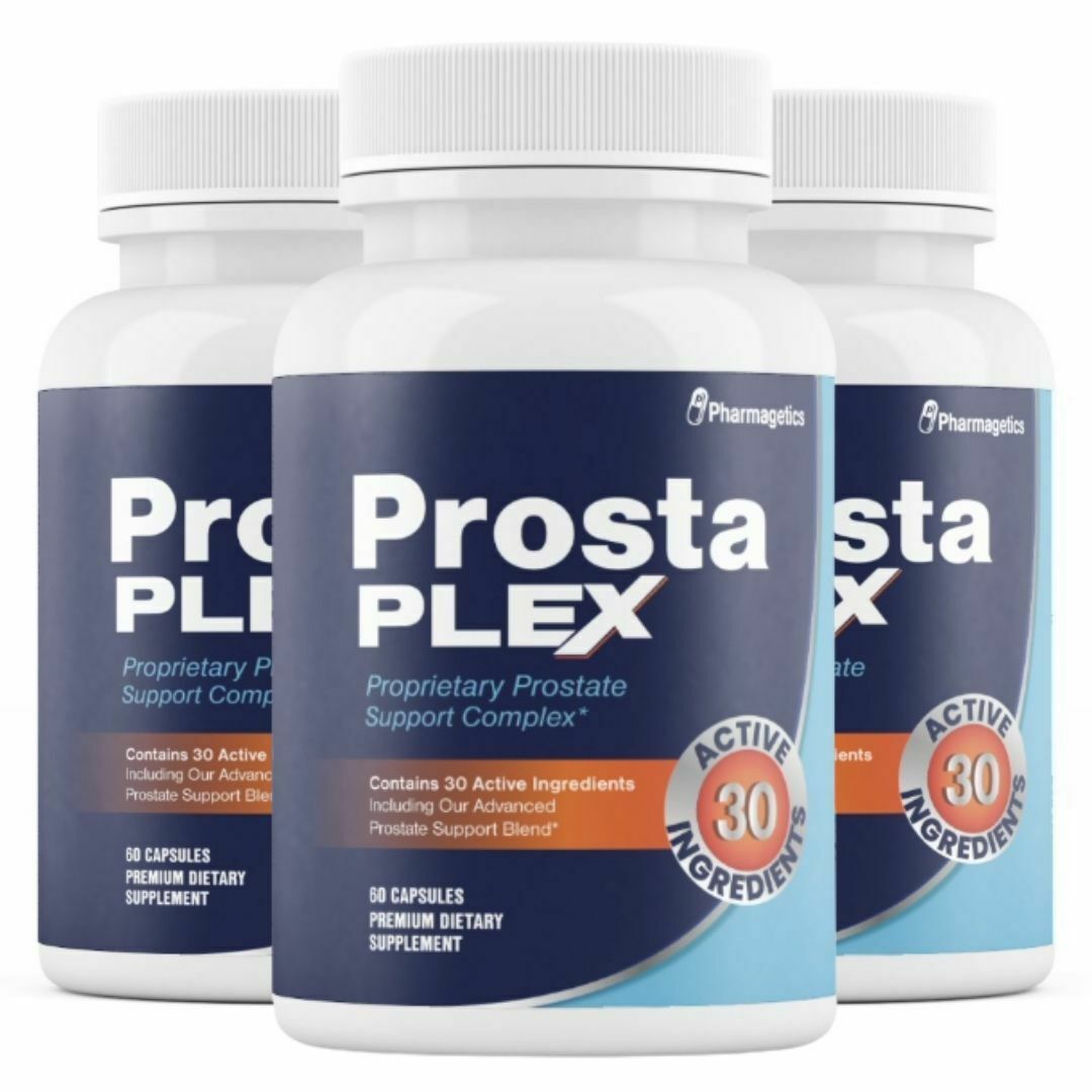 3 Bottles ProstaPlex  Proprietary Prostate Support Prosta Plex - 60 Capsules x 3