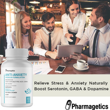 Load image into Gallery viewer, Anti Anxiety Premium Formulation  -  180 Capsules - 3 Bottles

