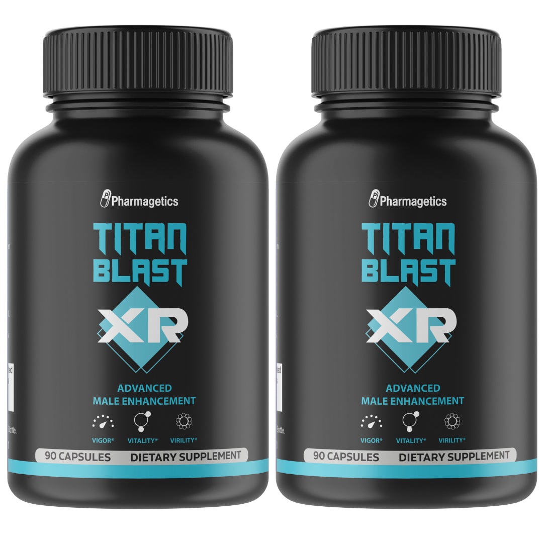 Titan Blast XR Advanced Male Enhancement 2 Bottles 120 Capsules