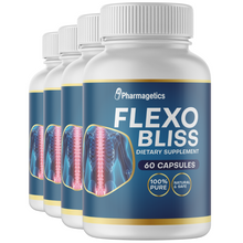 Load image into Gallery viewer, Flexo Bliss Dietary Supplement - 4 Bottles 240 Capsules
