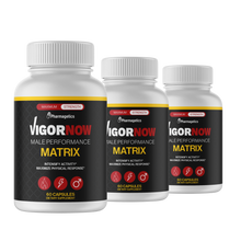 Load image into Gallery viewer, VigorNow Testosterone Booster for Men Male Enhancement Stamina Libido 3 Pack
