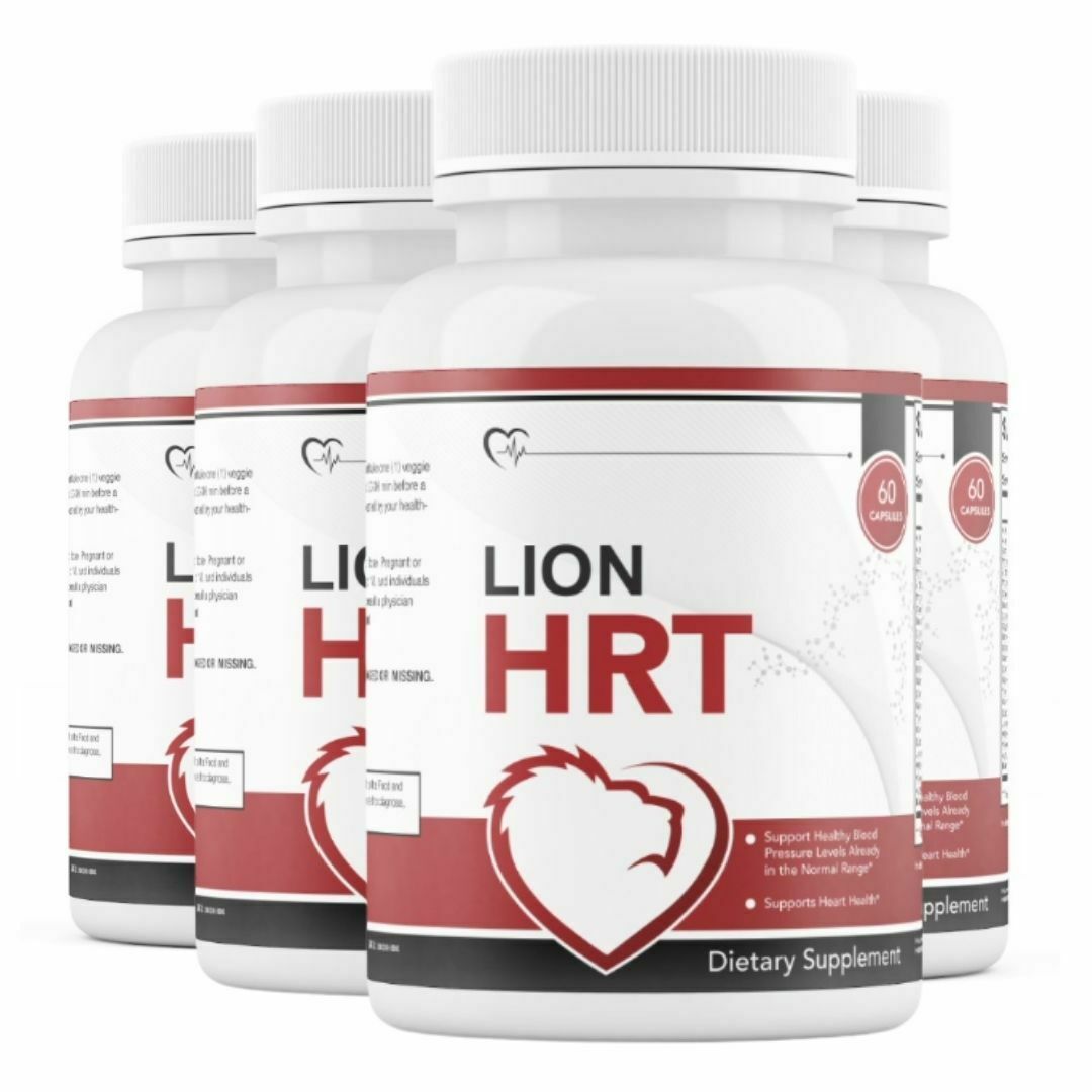 4 Bottles Lion HRT - Blood Sugar Support 60 Capsules x4