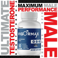 Load image into Gallery viewer, VigorMax Male Strength Support Virility 4 Bottles 240 Capsules
