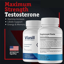 Load image into Gallery viewer, Viasil Male Potency Formula 2 Bottles 120 Capsules

