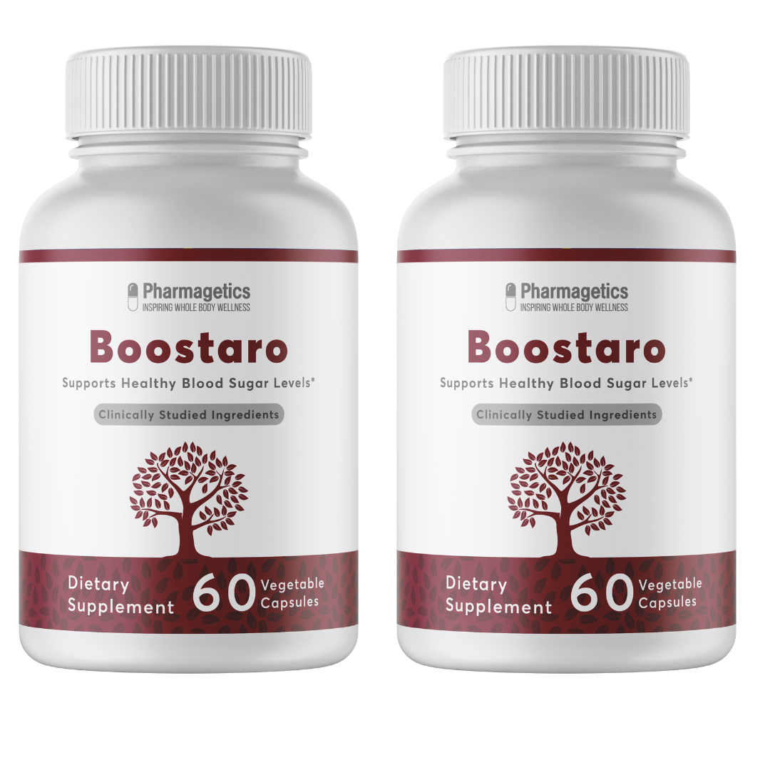 Boostaro - Supports Healthy Blood Sugar Levels 2 Bottles  120 Capsules