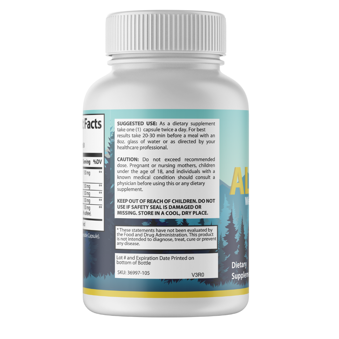 Alpilean Weight Loss Support - 6 Bottles 360 Capsules