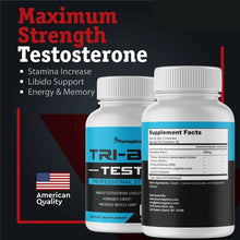 Load image into Gallery viewer, TRI BOL TESTO Testosterone Booster 4 Men Stamina Libido Male Enhancement 5 Pack
