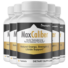 Load image into Gallery viewer, Max Caliber  Male Virility - 5 Bottles - 300 Tablets
