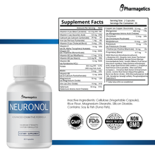 Load image into Gallery viewer, Neuronol Advanced Cognitive Formula - 600 Capsules, 10 Bottles
