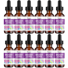 Load image into Gallery viewer, Weightloss Drops Supports Natural Fat Burning - 2 fl.Oz - 12 Bottles
