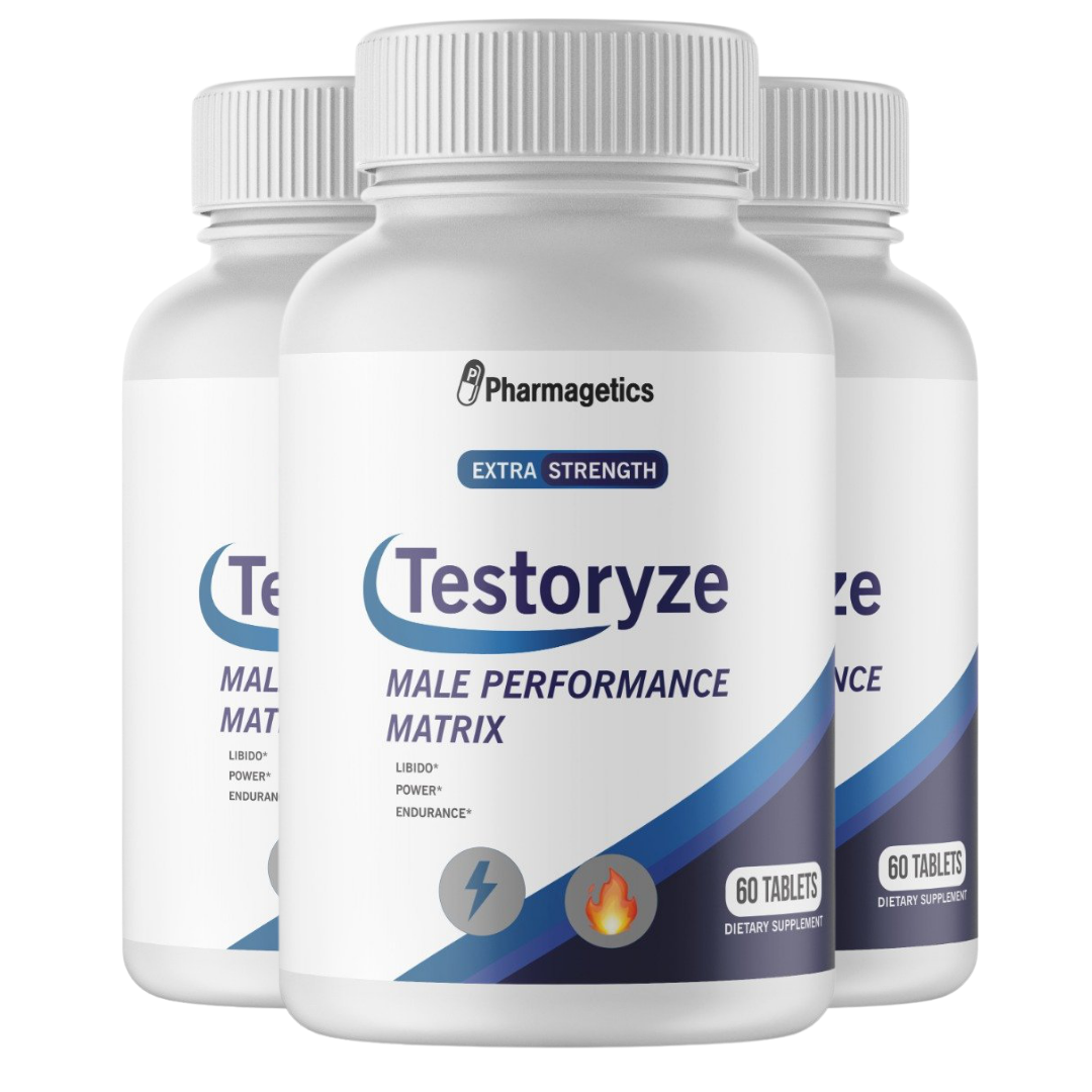 Testoryze Male Performance Matrix - 3 Bottles 180 Capsules