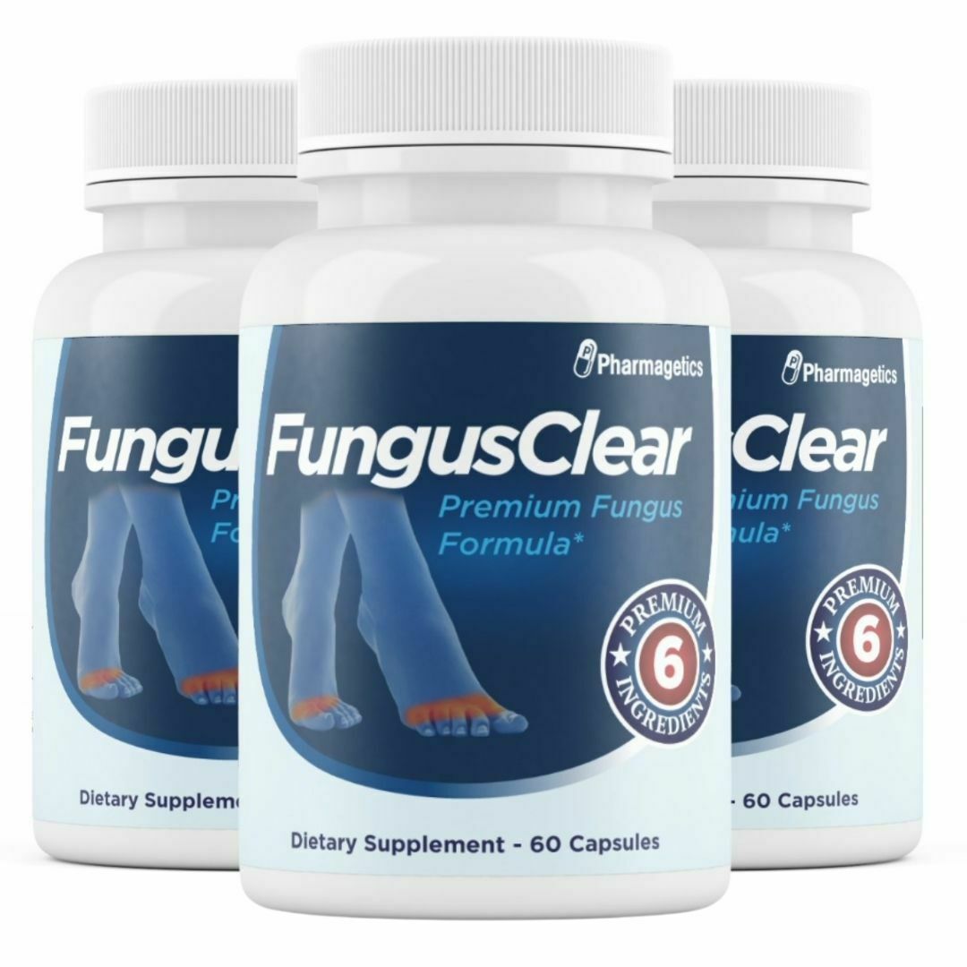 3 Bottles Fungus Clear Premium Formula  FungusClear Nails 60 Capsules x 3