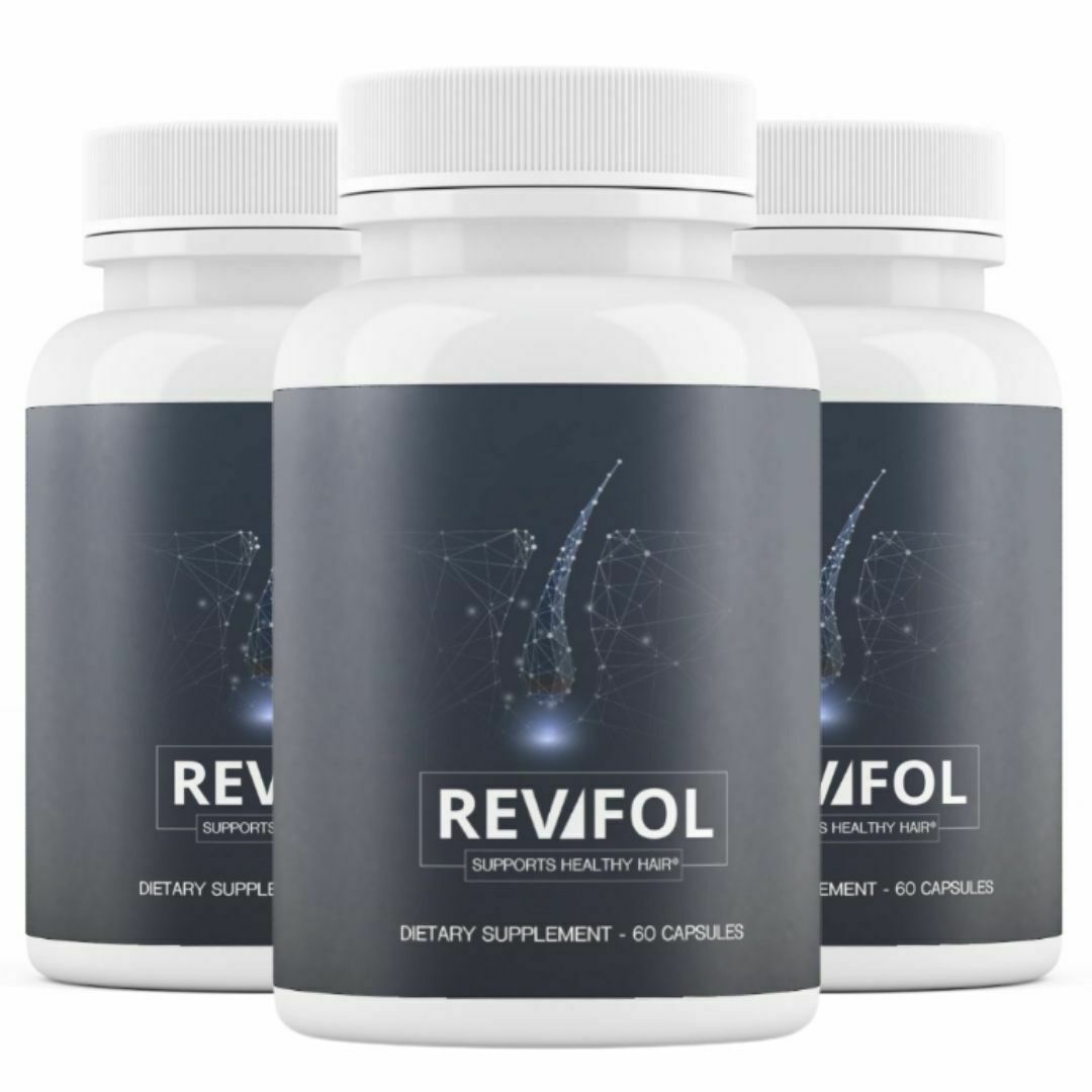 3 Bottles Revifol Hair Skin and Nails Supplement Hair Growth Vitamins 60 Caps