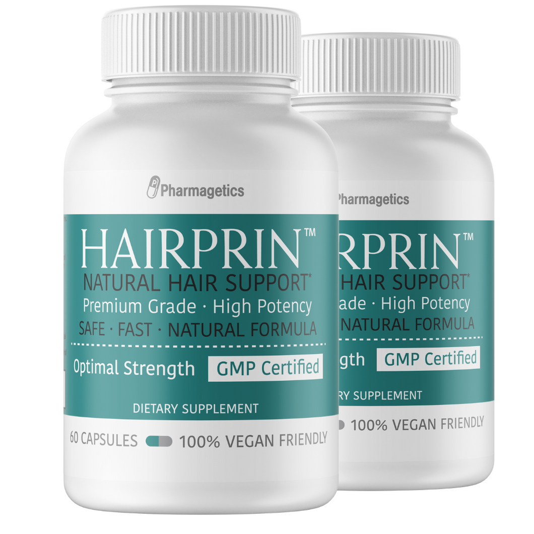 Hairprin Natural Hair Support Supplement 2 Bottles120 Capsules