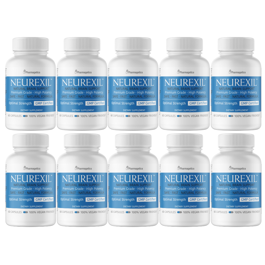 Neurexil Natural Brain Support 10 Bottles 600 Capsules