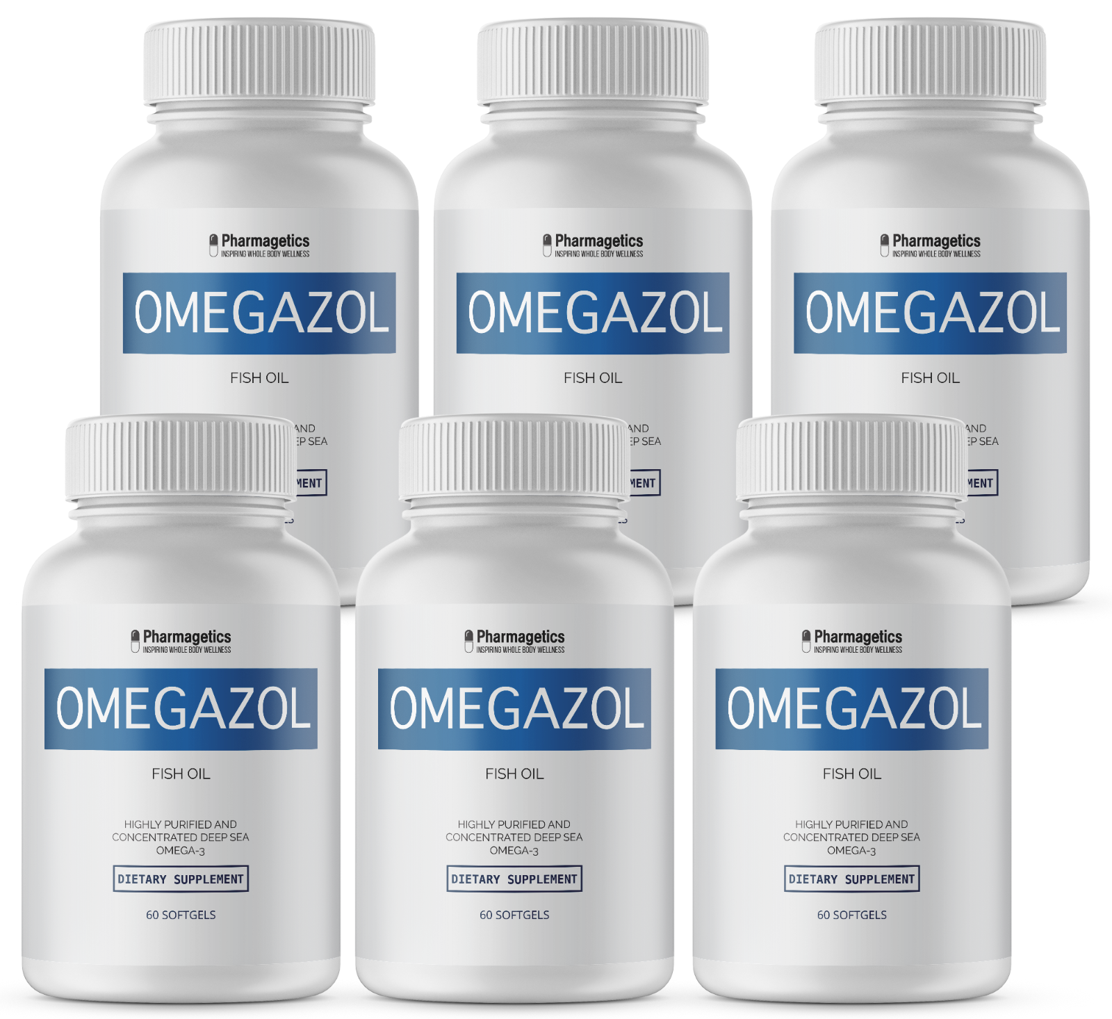Omegazol Fish Oil 6 Bottles 360 Softgels