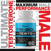 Load image into Gallery viewer, TRI BOL TESTO Testosterone Booster 4 Men Stamina Libido Male Enhancement 5 Pack
