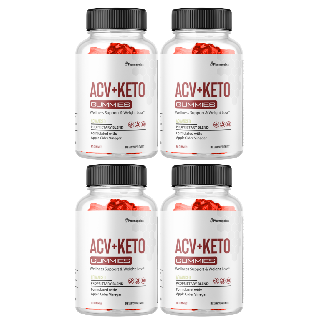 ACV+Keto Gummies Wellnes Support & Weight Loss - 4 Pack