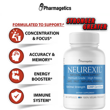 Load image into Gallery viewer, Neurexil Natural Brain Support 10 Bottles 600 Capsules
