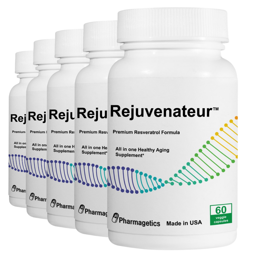 REJUVENATEUR Resveratrol Anti-Aging Antioxidants, Brain Support, Radiant Skin