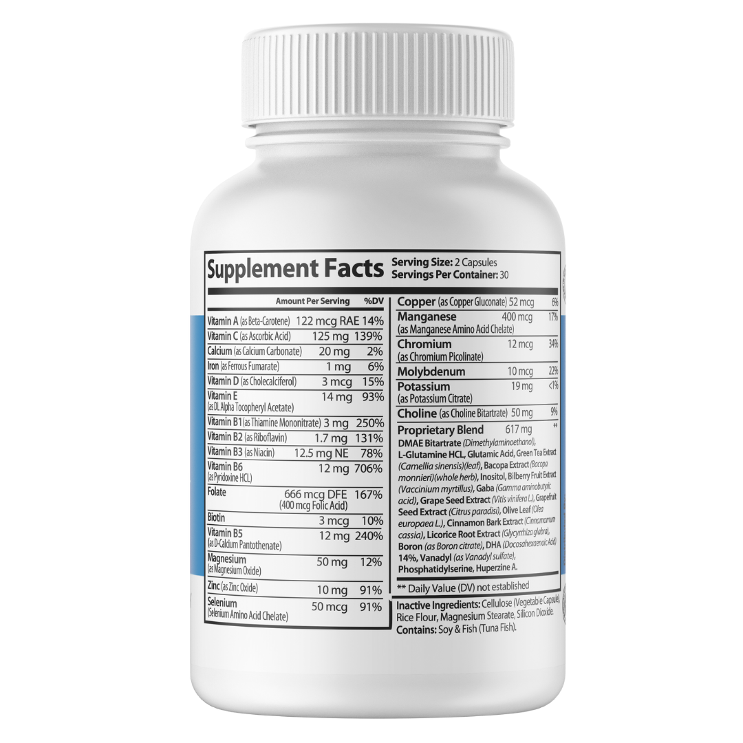 Neurexil Natural Brain Support 60 Capsules