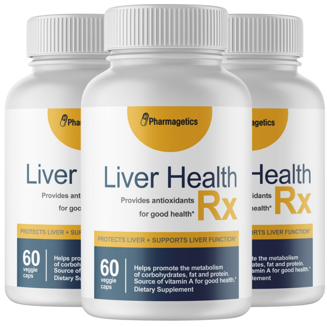 Liver Health RX Formula Supplement Pure Health - 3 Pack 180 Capsules