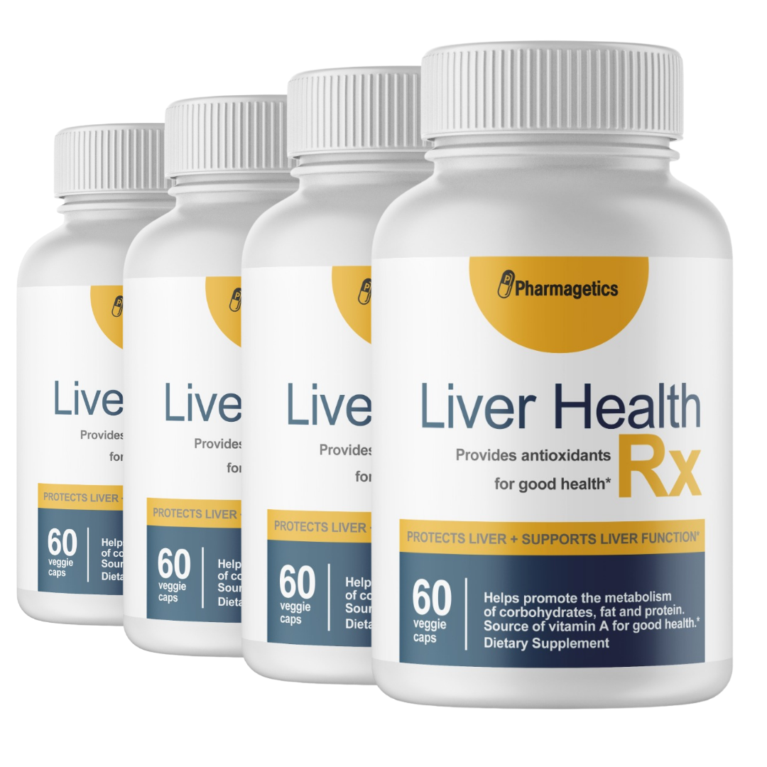 Liver Health RX Formula Supplement Pure Health - 4 Pack 240 Capsules