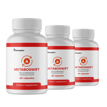 Load image into Gallery viewer, METABOSWIFT Natural Metabolism Boosting Formula 3 Bottle 180 Capsules
