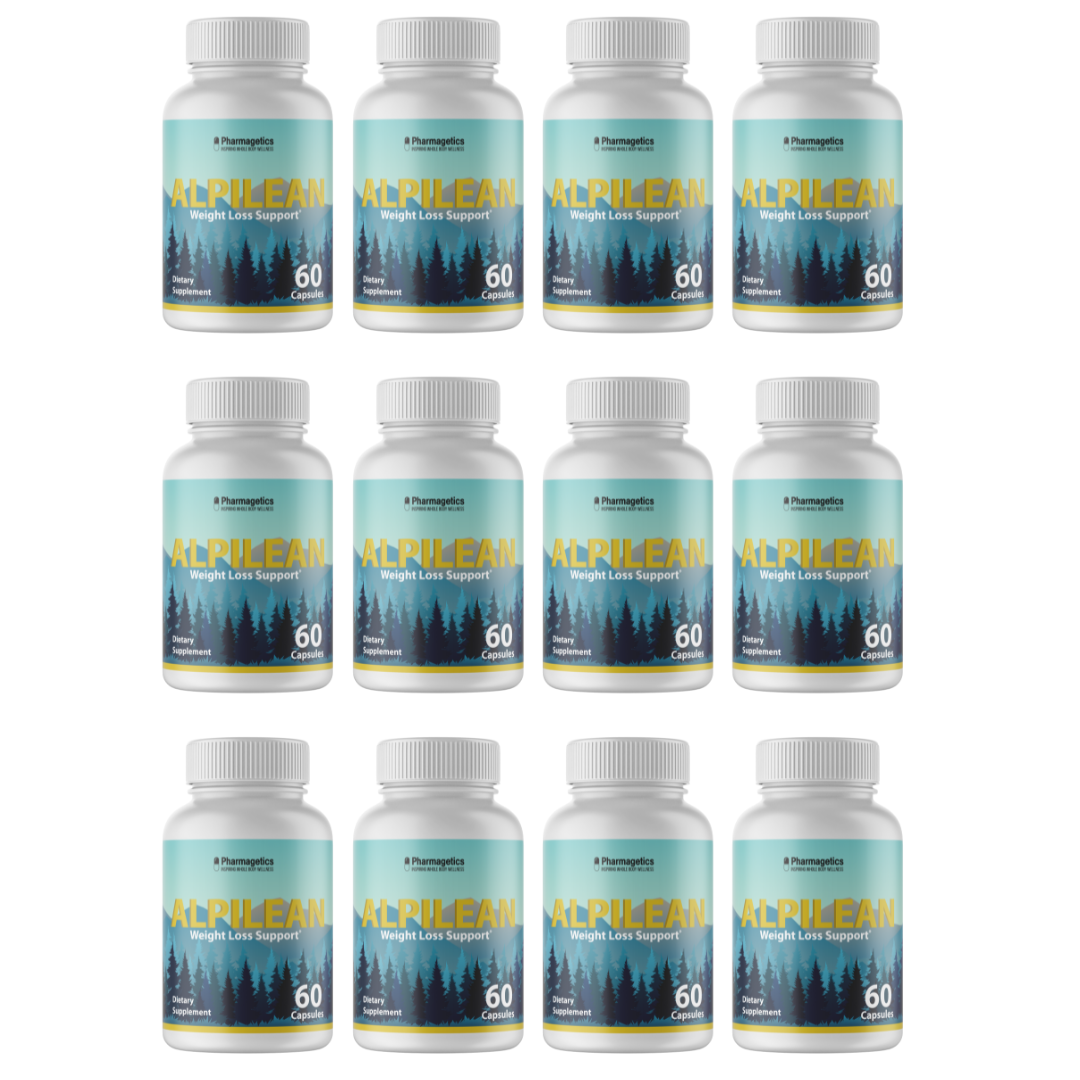 Alpilean Weight Loss Support - 12 Bottles 720 Capsules