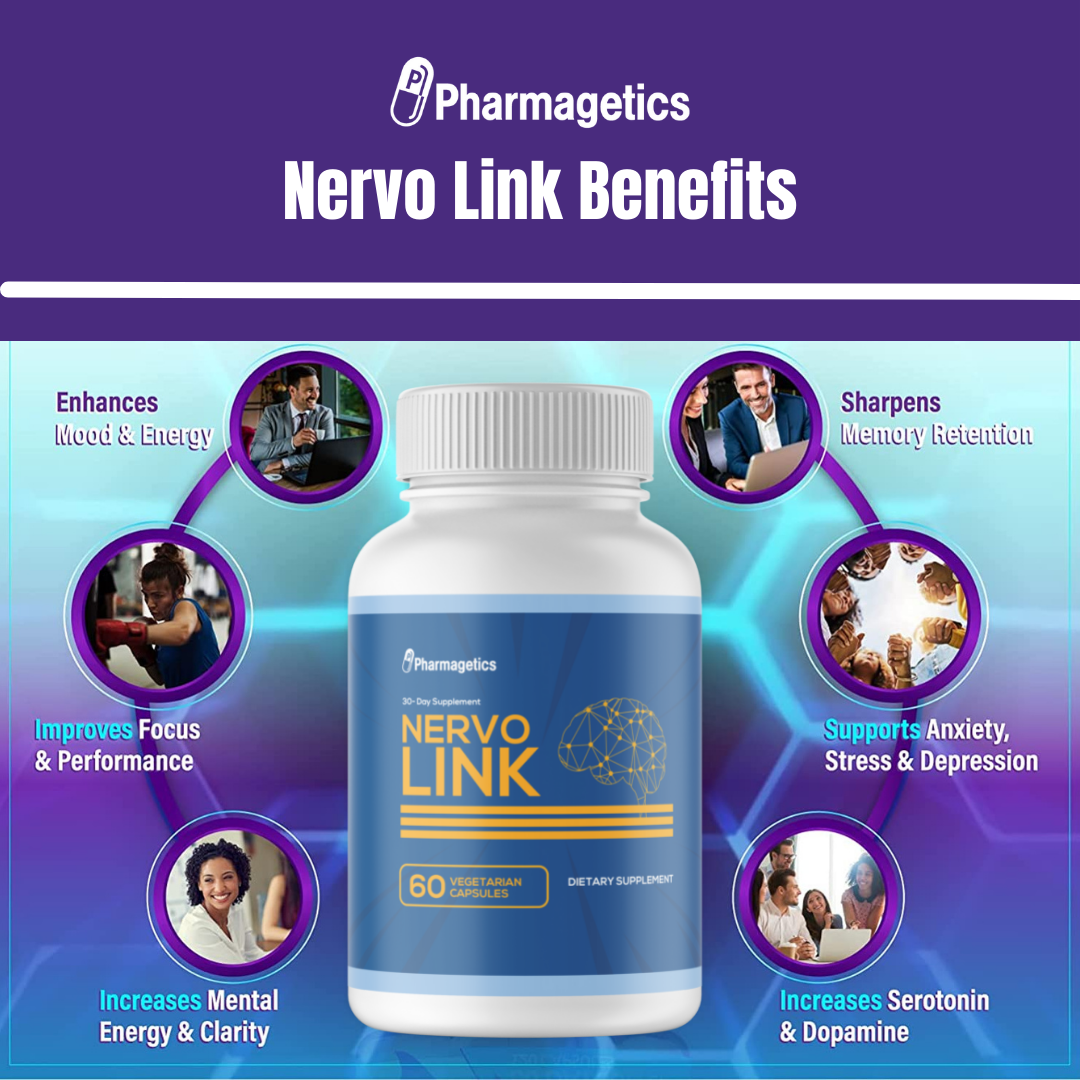 Nervo Link Brain Supplement Memory Focus Neuro Mind Booster Nootropic ...