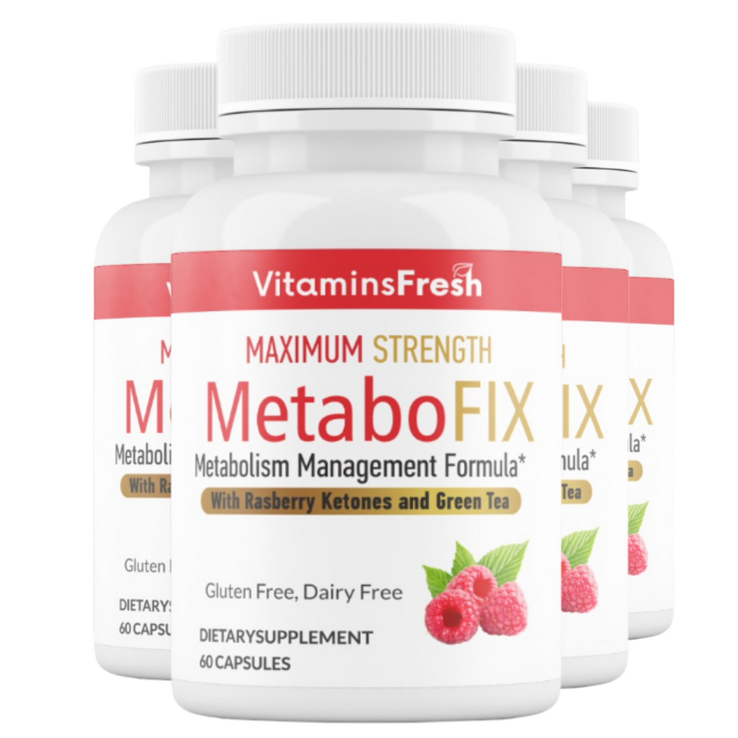 Metabofix Metabolism Management Formula 240 Capsules - 4 Bottles
