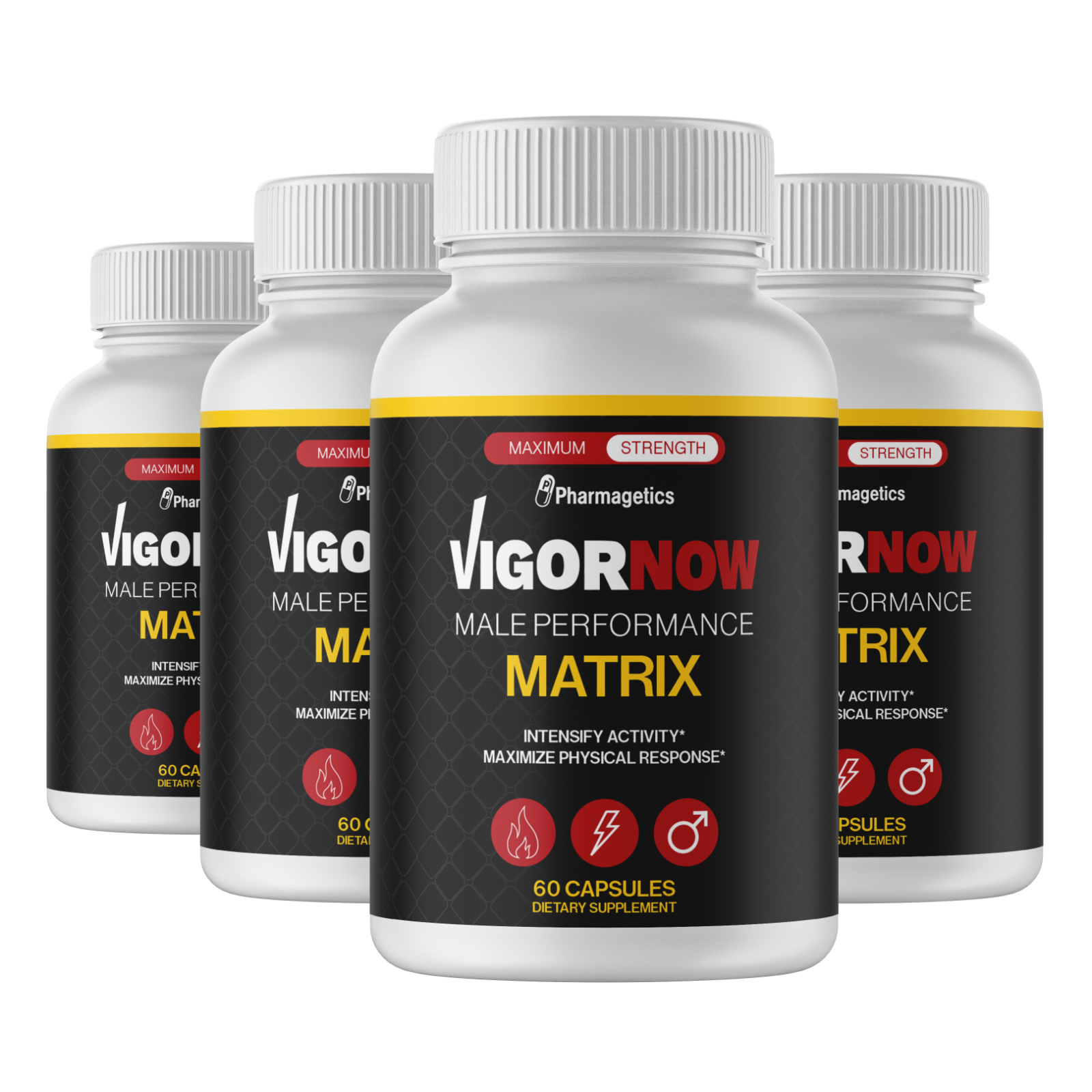 VigorNow Male Performance Matrix 4 Bottles 240 Capsules