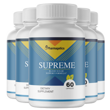 Load image into Gallery viewer, Supreme, Blood Sugar Support Formula - 5 Bottles - 300 Capsules
