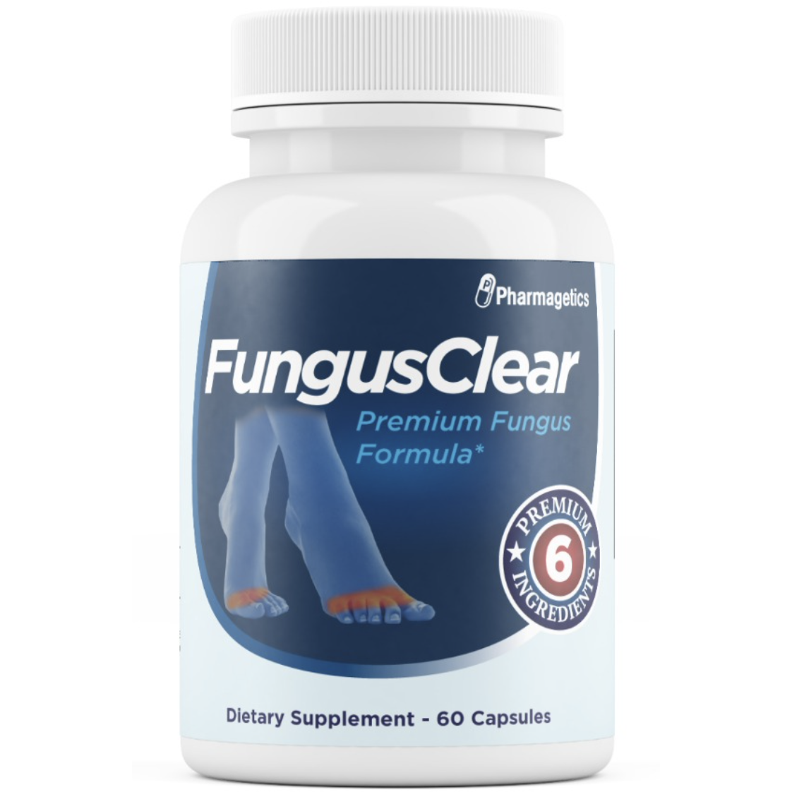 Fungus Clear Premium Formula 60 Capsules - NEW - EXP: 2025 FungusClear Nails