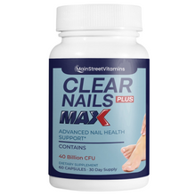 Load image into Gallery viewer, Clear Nails Plus Max 40 Billion CFU Probiotic Toe Finger Nail Fungus Supplement

