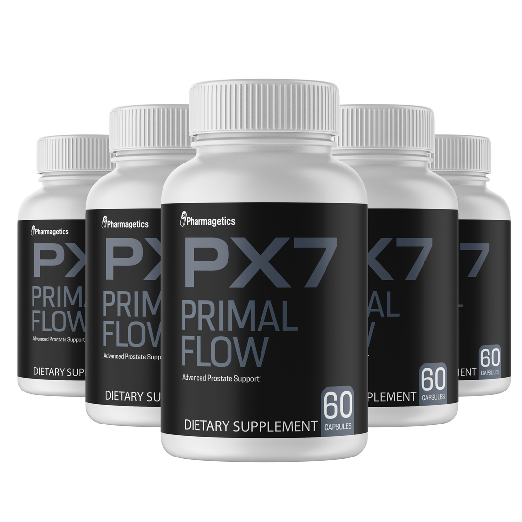 PX7 Primal Flow Advanced Prostate Support  5 Bottles 300 Capsules