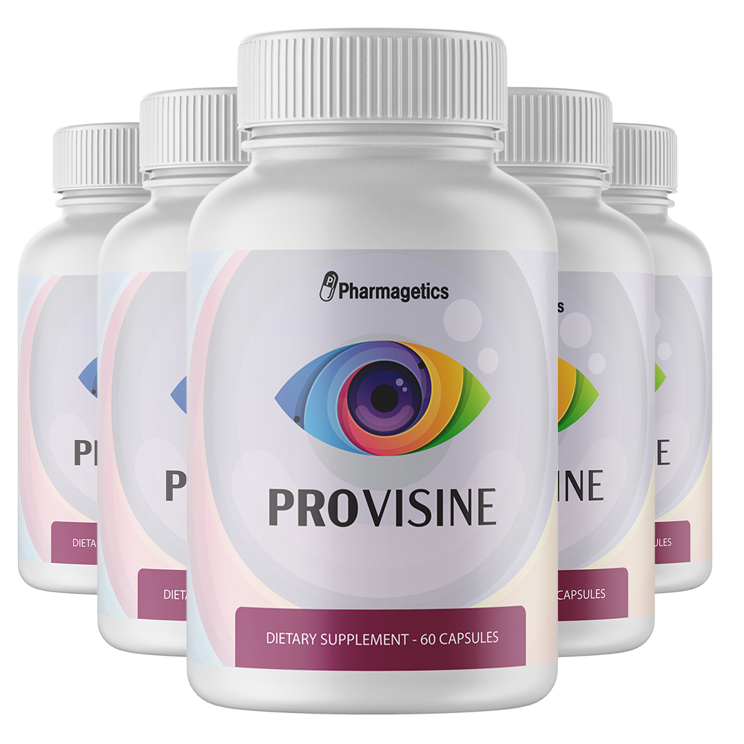 5 Bottles Provisine - Vision Support 60 Capsules x5