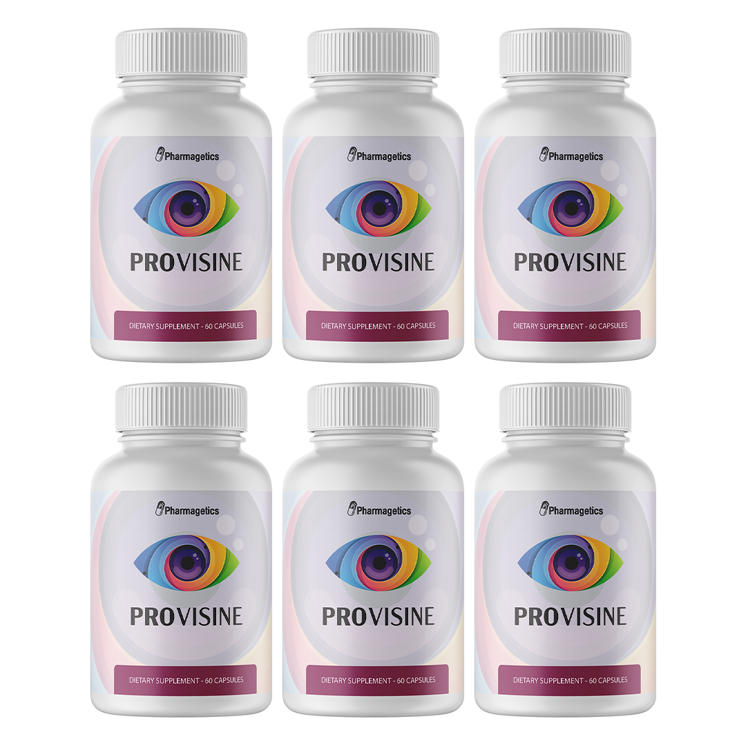6 Bottles Provisine - Vision Support 60 Capsules x6
