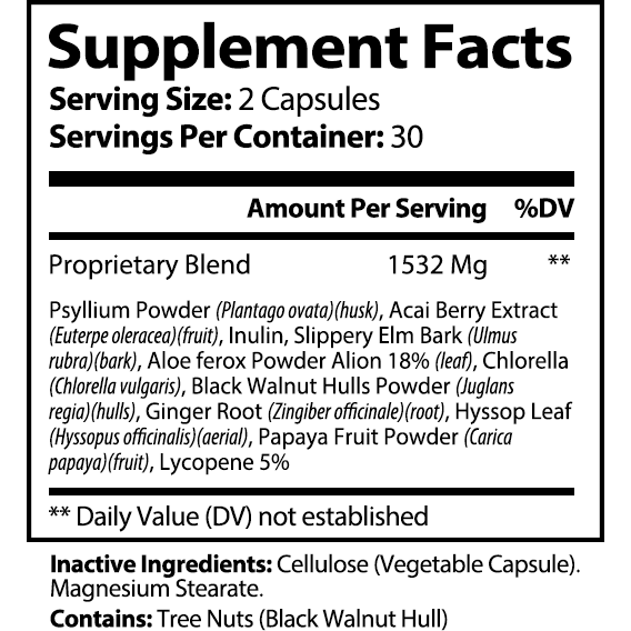 RazaLEAN Detox Maximum Strength 60 Capsules