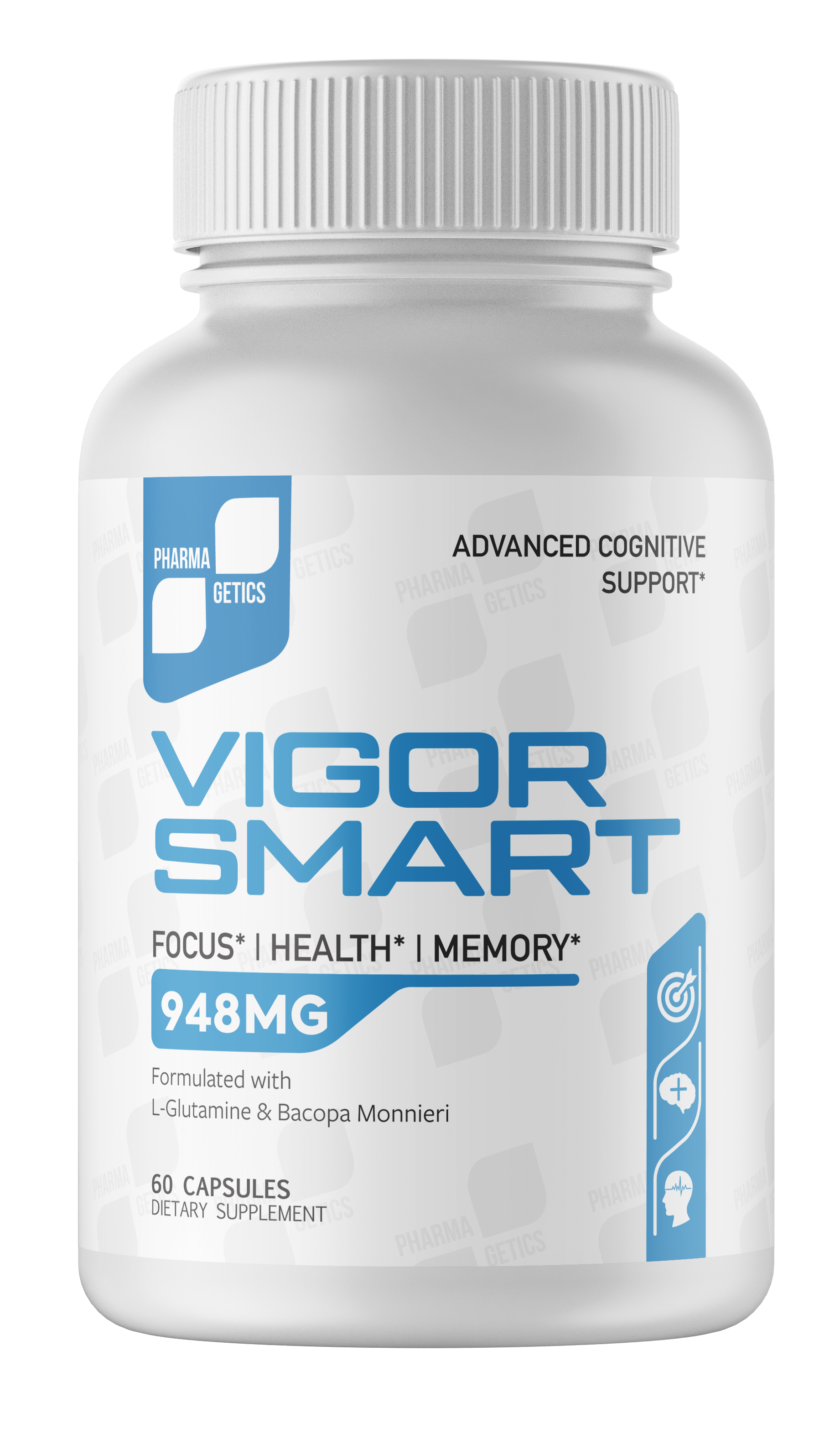 2 Bottles VIGOR SMART Mind Cognitive Brain Booster Enhance Mood & Focus 60ct