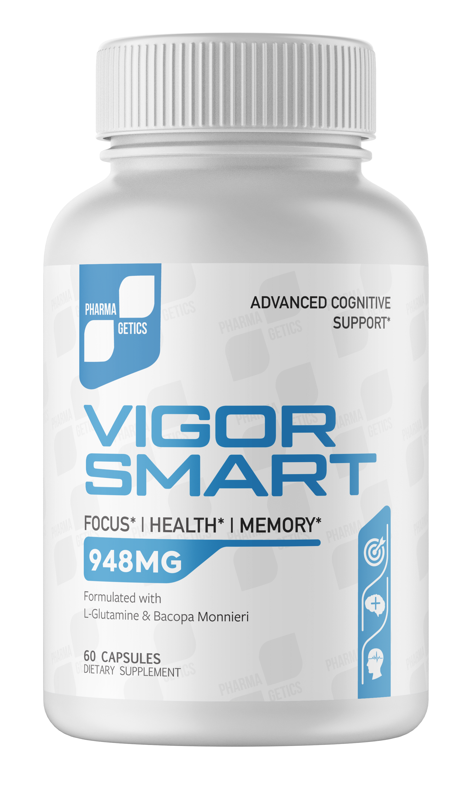 VIGOR SMART Mind Cognitive Brain Booster Supplement Enhance Mood & Focus 60ct