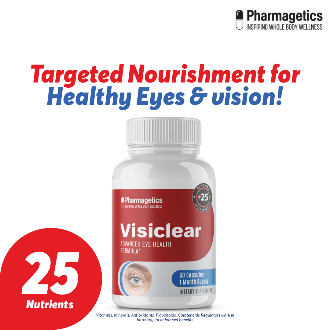 VisiClear Advanced Eye Health Formula, Visi Clear - 3 Bottles, 180 Capsules